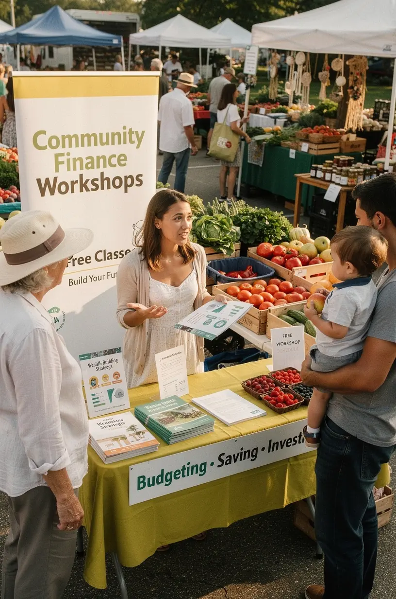 Učiteľ finančnej gramotnosti vysvetľujúci základné princípy správy peňazí.